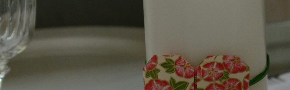 Origami en papier japonais pour la Saint-Valentin