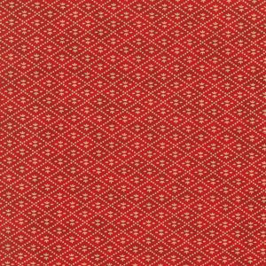 Papier japonais fond rouge losanges dorés