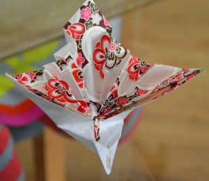 Papier japonais pour des grues en origami