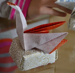 Papier japonais pour des grues en origami