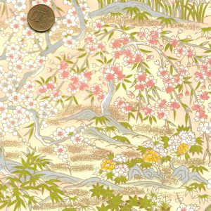 Papier japonais cerisiers en fleurs