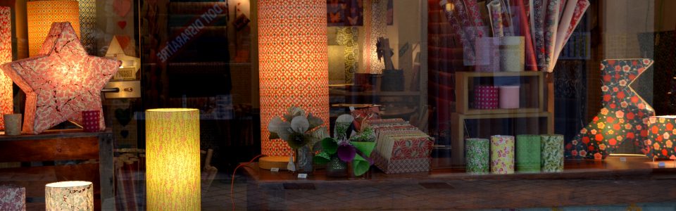 Lampe en papier japonais