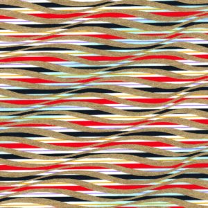 Papier japonais aux rubans multicolors