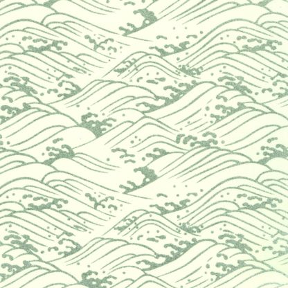 Papier japonais vagues argentées